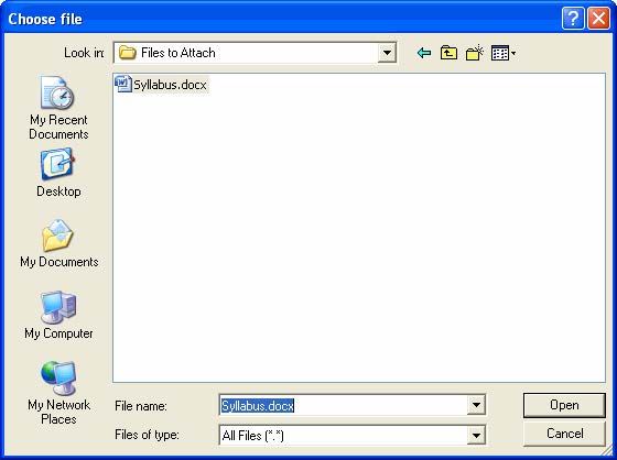 choose file