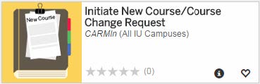 initiate new course icon